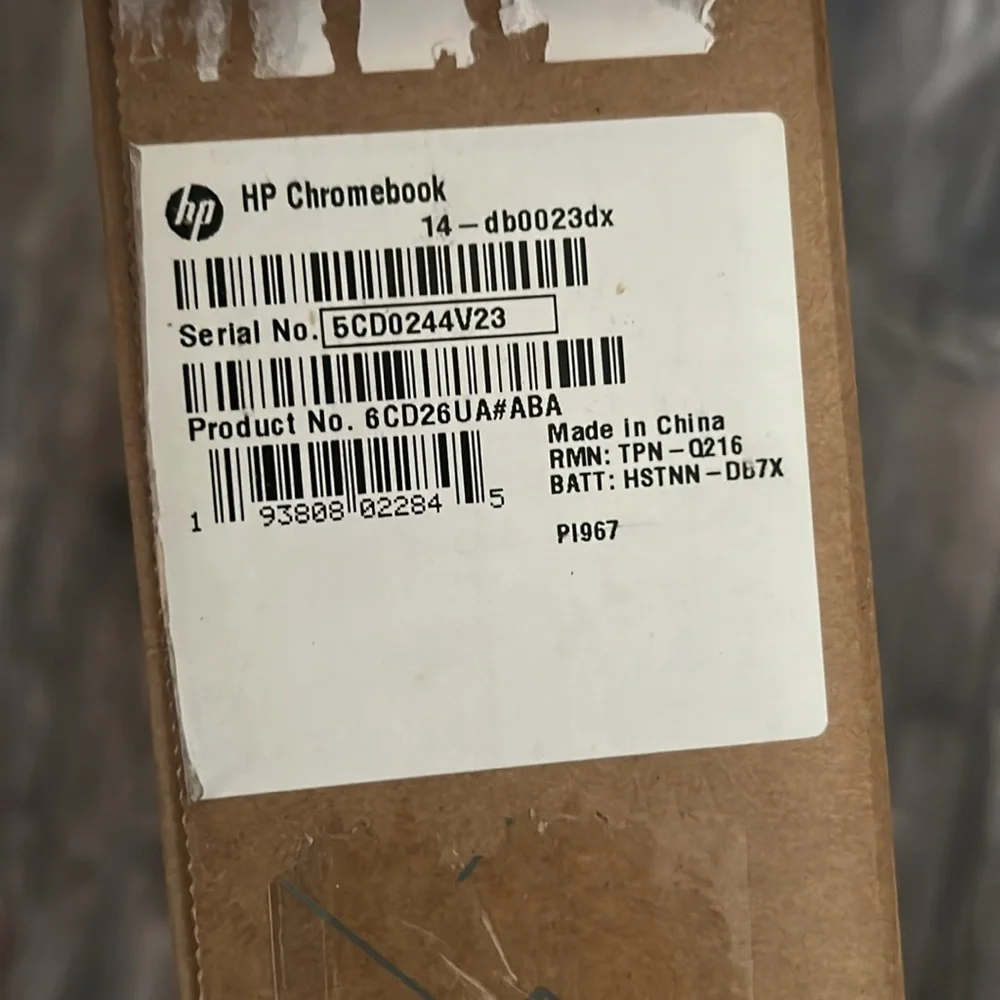 HP Chromebook - Silver